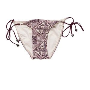 New Zimmermann Paisley Bikini Bottom Side Ties Size 0 US 2-4